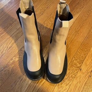 ASOS Black and Tan Chelsea boot